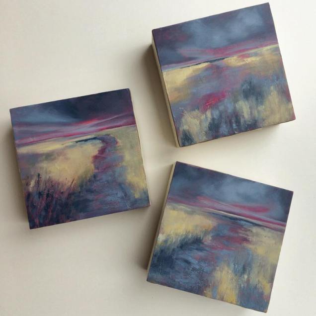 Abstract Somerset Landscapes by Vicki Hutchins