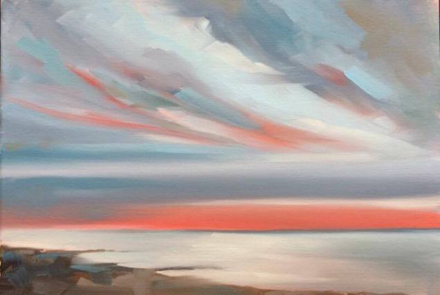 Exmouth at sundown by Vicki Hutchins
